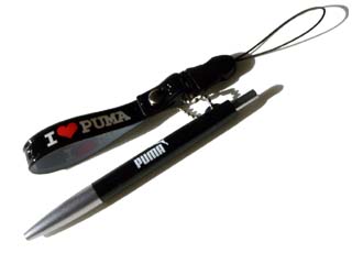 ストラップ付きボールペン