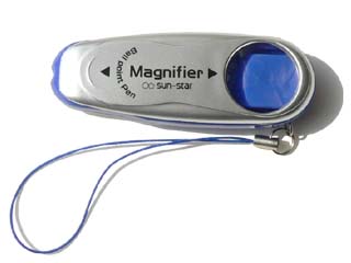 ルーペ付ボールペン