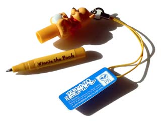 マスコット付きミニボールペン